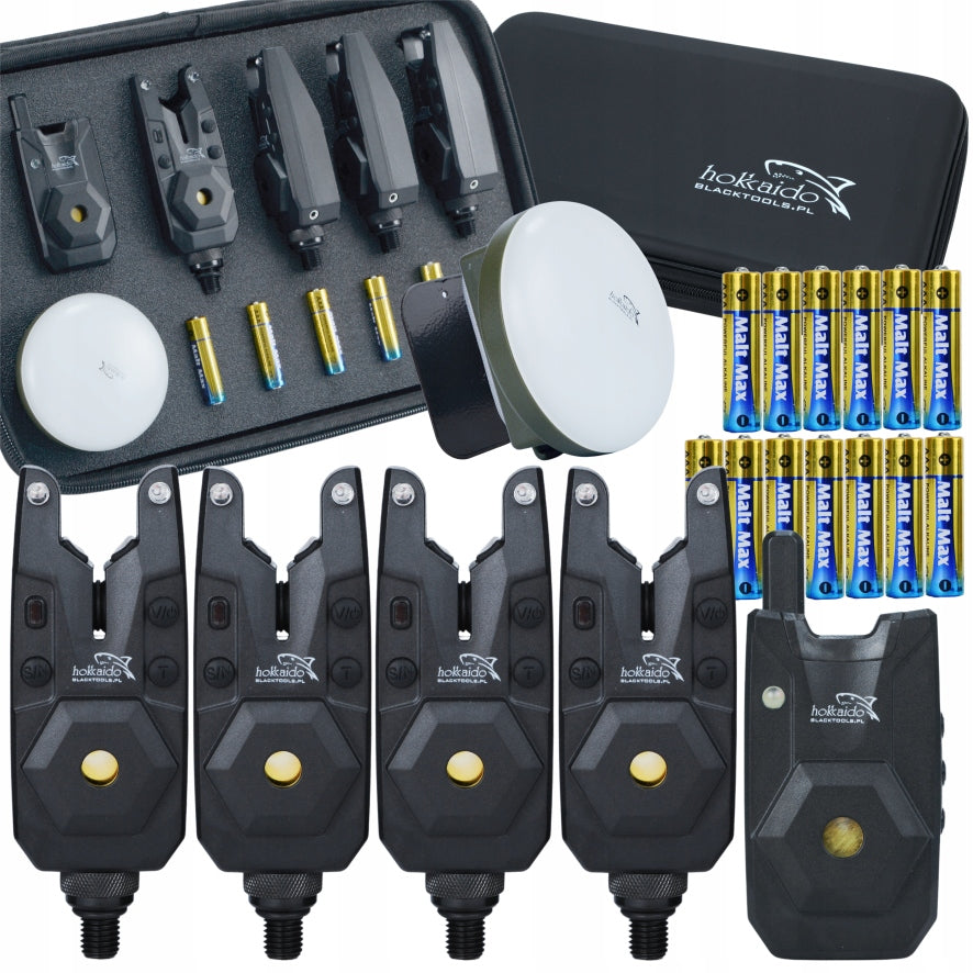 SET OF FISHING BEACONS WITH 4+1 CONTROL PANEL + LMPKA CASE HOKKAIDO