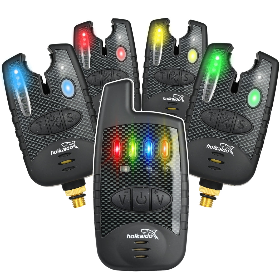 SET OF FISHING BEACONS WITH 4+1 HOKKAIDO CONTROL UNIT IN A BOX + RUBBER Model W12000