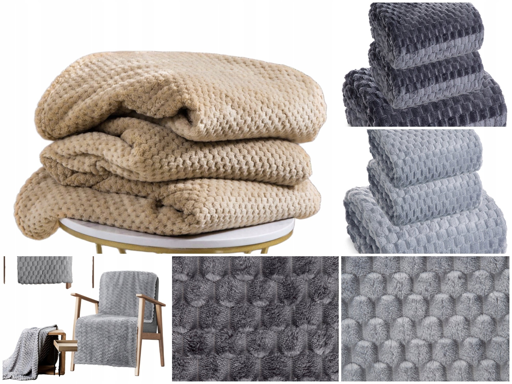 SET OF FLANO BEDSPREADS FOR SOFA AND ARMCHAIRS DESIGN 91 DIFFERENT COLORS