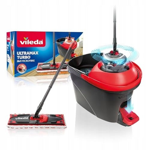 SET OF FLAT MOP AND BUCKET WITH ULTRAMAX TURBO ECO EXTRUSION SYSTEM Packaging status original
