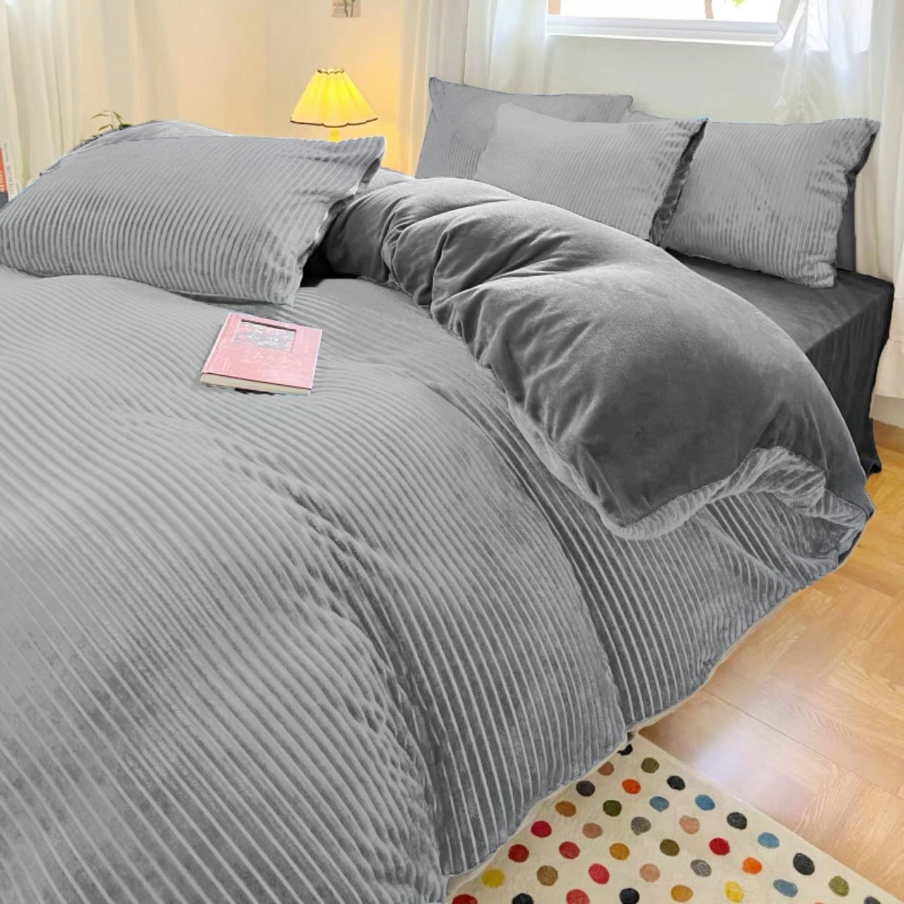 SET OF FLEECE BEDDING WARM 200x220 NEW DESIGNS PLUSH MICROFIBER BEAR EAN (GTIN) 5903653099184