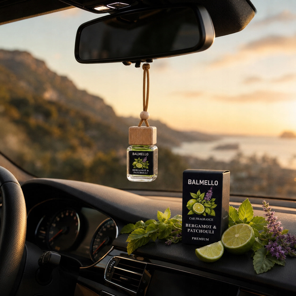 SET OF FRAGRANCES FOR CAR Balmello Perfumed Pendants 6 pcs 10 ml Manufacturer BALMELLO
