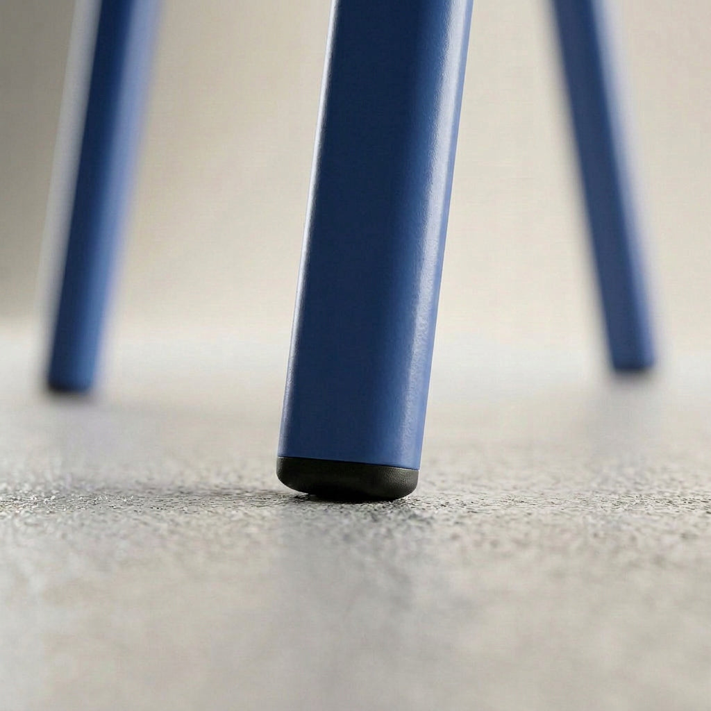 SET OF FURNITURE FOR SMALL BALCONY TERRACE CHAIRS TABLE ROUND NAVY BLUE YS146 Set contents chair end table