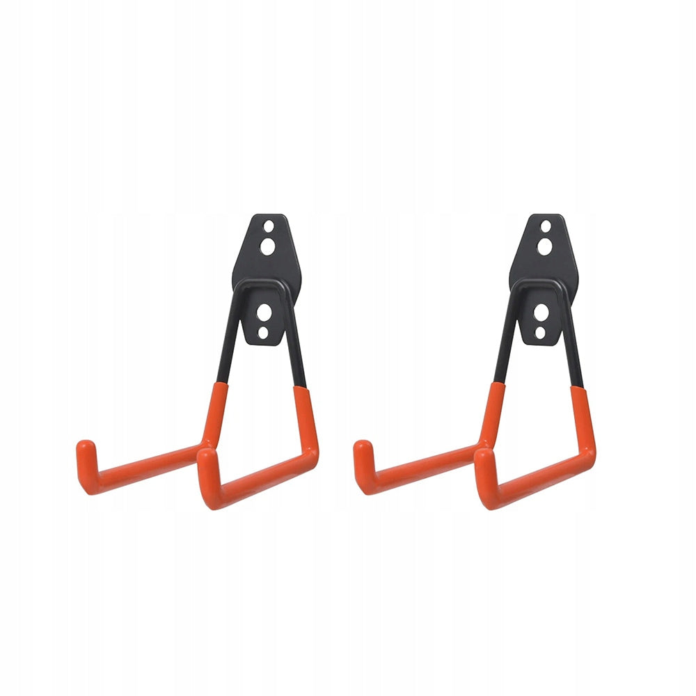 SET OF GARAGE HANDLES 12 PCS DOUBLE STEEL WALL HOOKS FOR GARAGE Length 18 cm