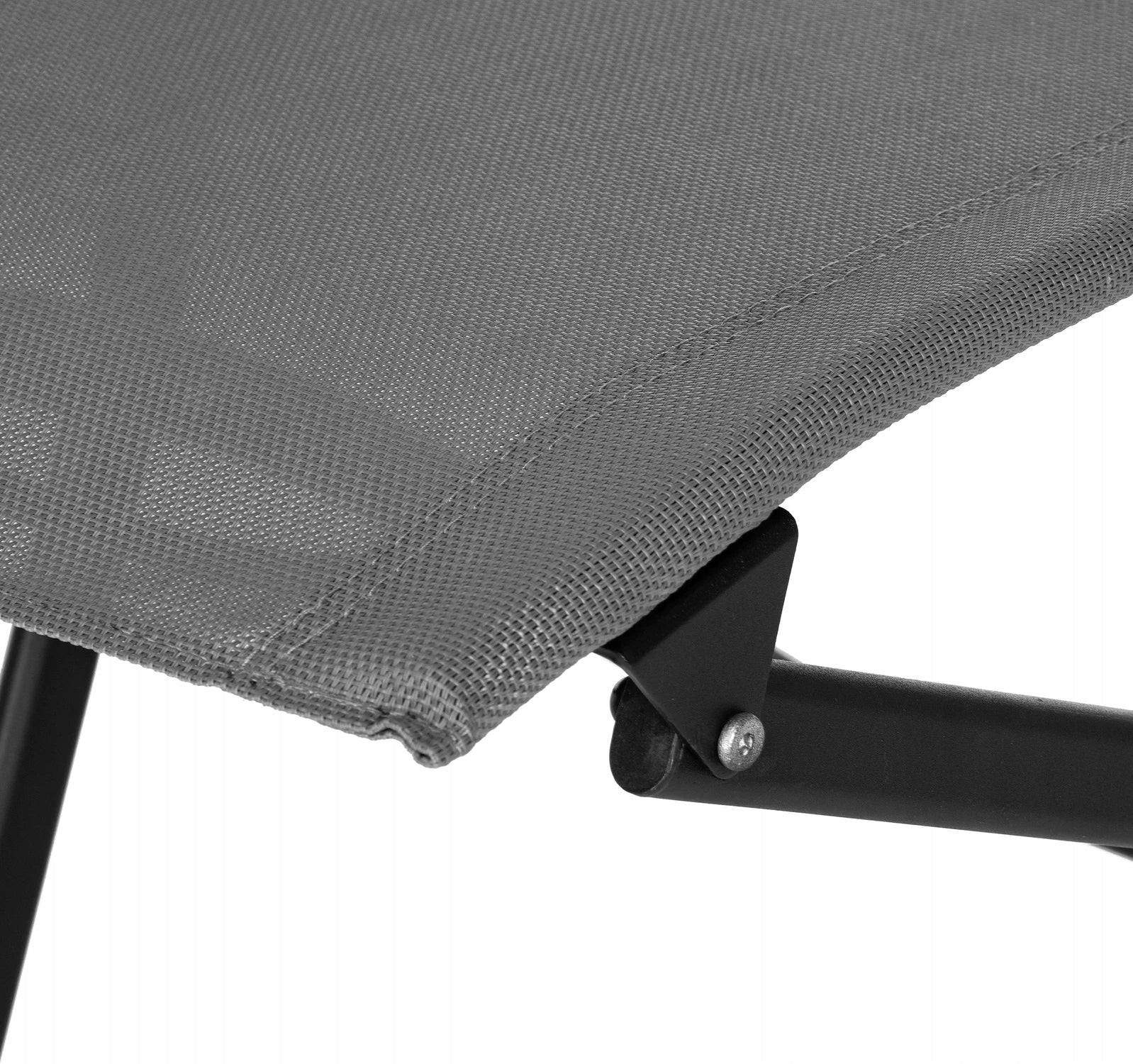 SET OF GARDEN FURNITURE FOR BALCONY TERRACE BALCONY TABLE+2 FOLDING CHAIRS Color black