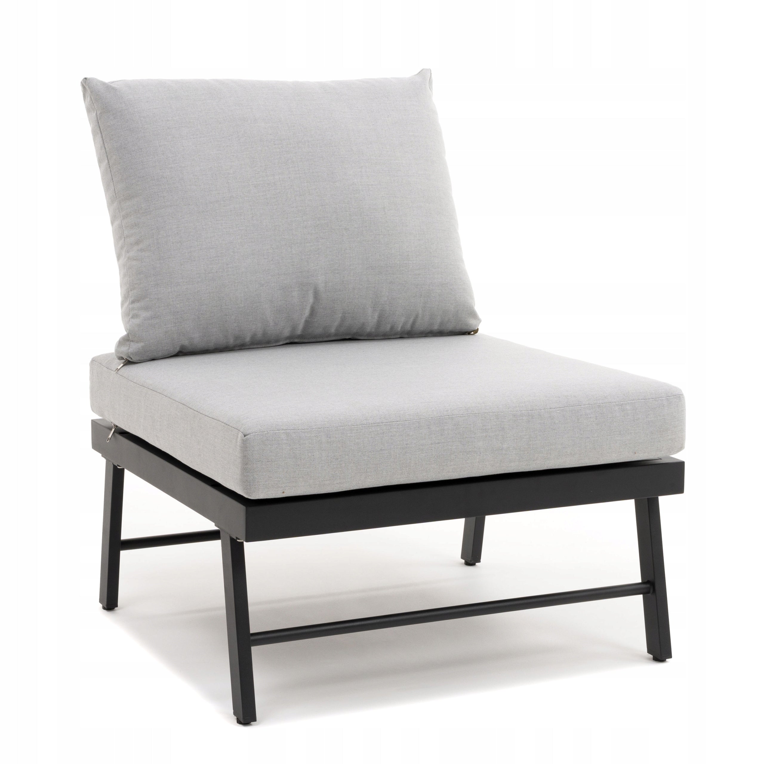 SET OF GARDEN FURNITURE MODERN ALUMINUM CORNER SOFA LOUNGER BORA Line NEWHOME GARDEN