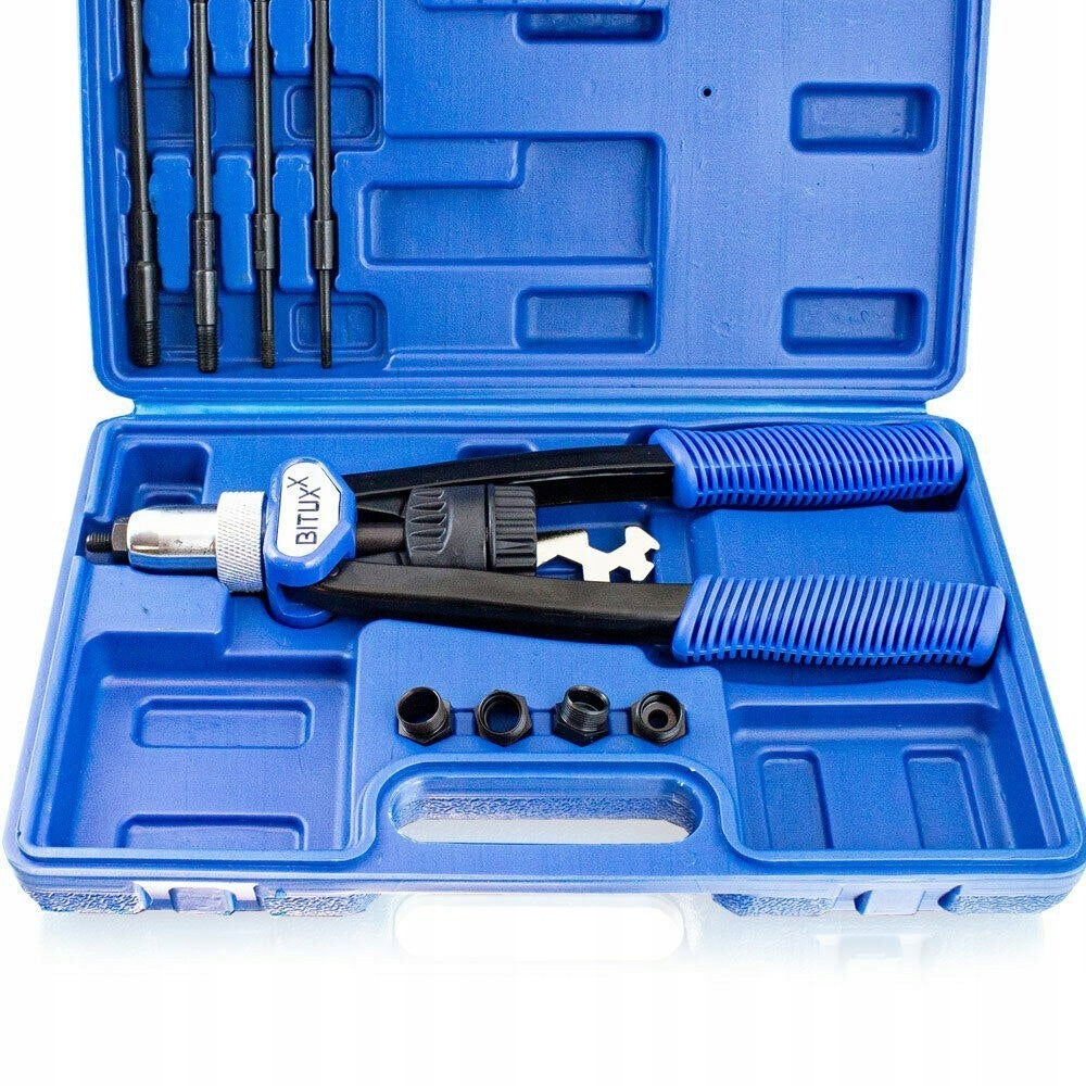 SET OF HAND RIVETER PLIERS FOR RIVET NUTS M5-M12 + RIVET NUTS 150s Brand Bituxx
