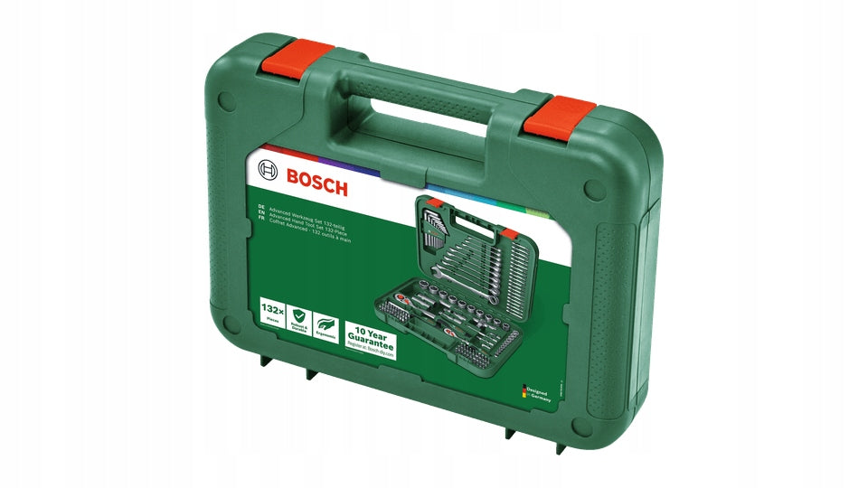 SET OF HAND TOOLS 132 PART RATCHET CAP BOSCH 1600A02Z9B Brand Bosch