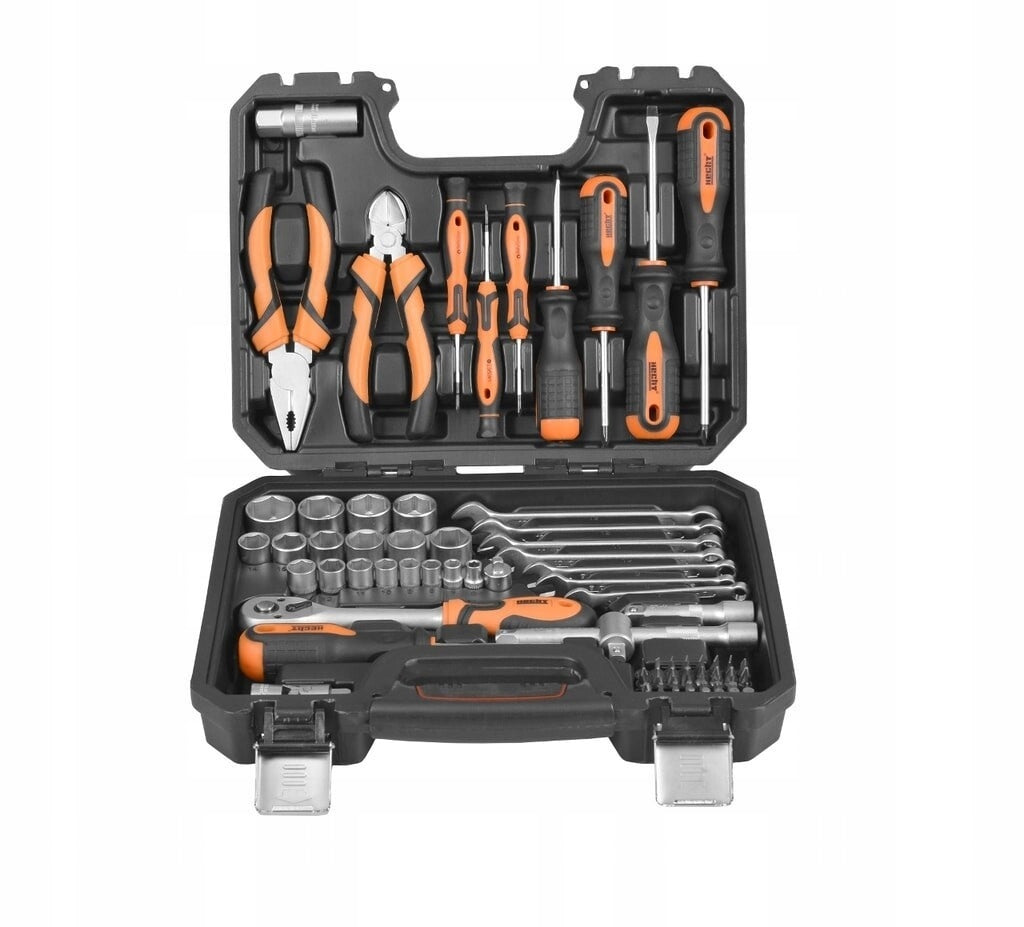 SET OF HAND TOOLS FOR WORKSHOP HECHT 2076 76 PCS + SUITCASE Number of items in the set 76
