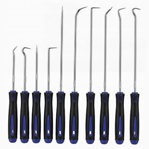 SET OF HOOKS AND HOOKS FOR CARS WORKSHOP 10 PCS STEEL
