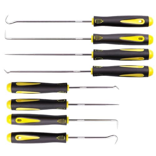 SET OF HOOKS AND PRECISION LOCKPICKS 8 PCS FOR REMOVING GASKETS Brand no brand