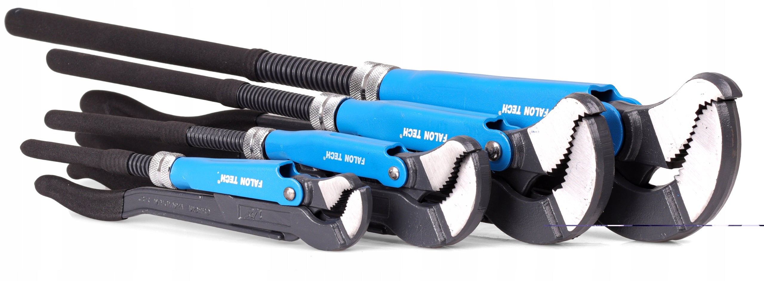 SET OF HYDRAULIC PIPE WRENCHES 4 PIECES FROG CLAMPS ADJUSTABLE WRENCH FROG Brand no brand