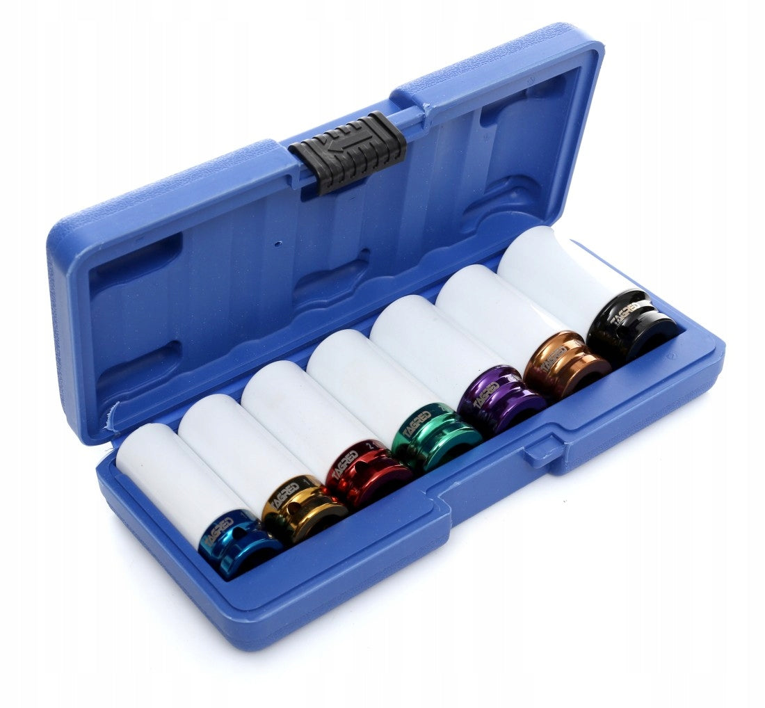 SET OF IMPACT CAP CAPS FOR RIMS - ALUMINIUM Mounting 1/2"