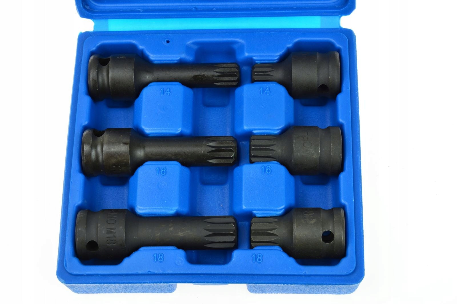 SET OF IMPACT SPLINE BIT 1/2 M14 - M18 VAG HUBS Manufacturer code G10515