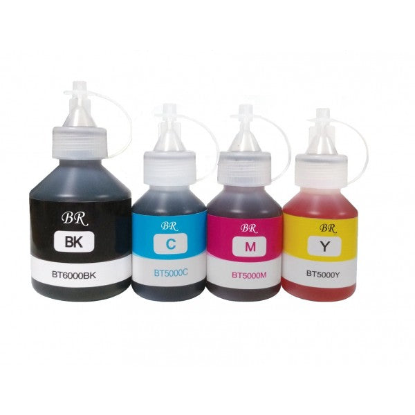 SET OF INKS BT5000 BT6000 DCP-T300 T500W REPLACEMENT.