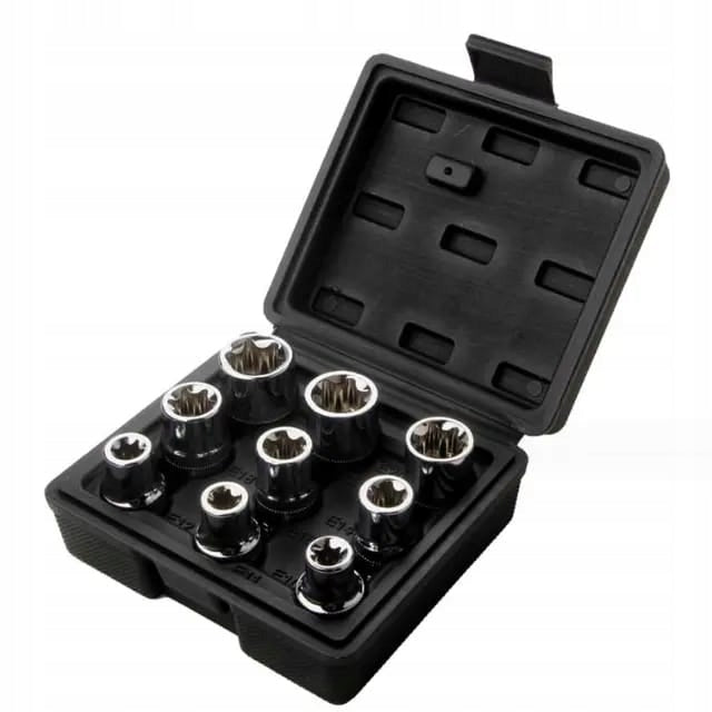 SET OF INTERNAL TORX SOCKETS E4 E24 14PCS TORXY Brand Elektromet
