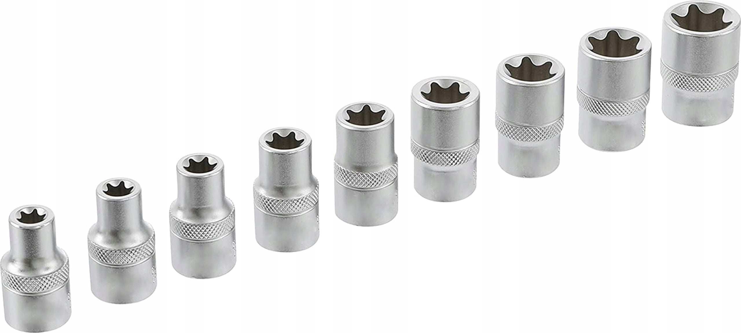 SET OF INTERNAL TORX SOCKETS E4 E24 14PCS TORXY Product weight with unit packaging 0.5 kg