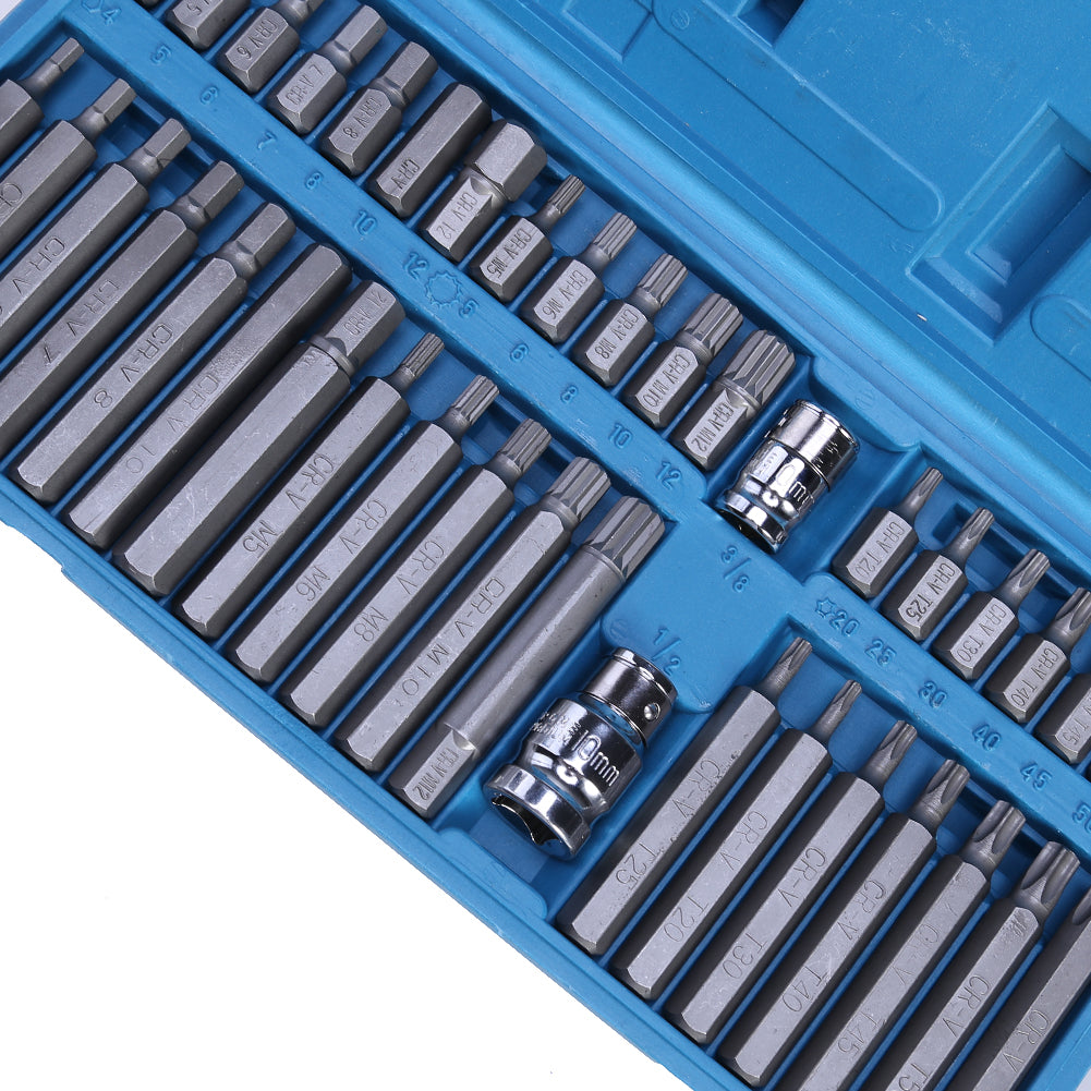 SET OF KEY BITS - ALLEN SPLINE TORX 40el. BITS Brand Vorfal