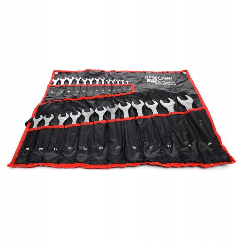 SET OF KEYS ON SHEET FLAT-EYE WRENCHES 6-32mm 25pcs FLAT +ETUI EAN (GTIN) 5903175333209