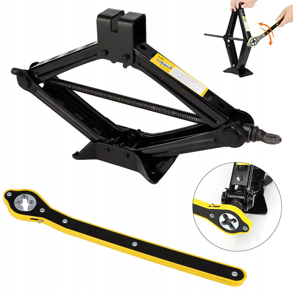 SET OF LEVERS CAR LIFT scissor 1,5T / 1500KG hand crank