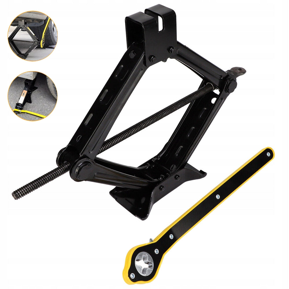 SET OF LEVERS CAR LIFT scissor 2T / 2000KG hand crank