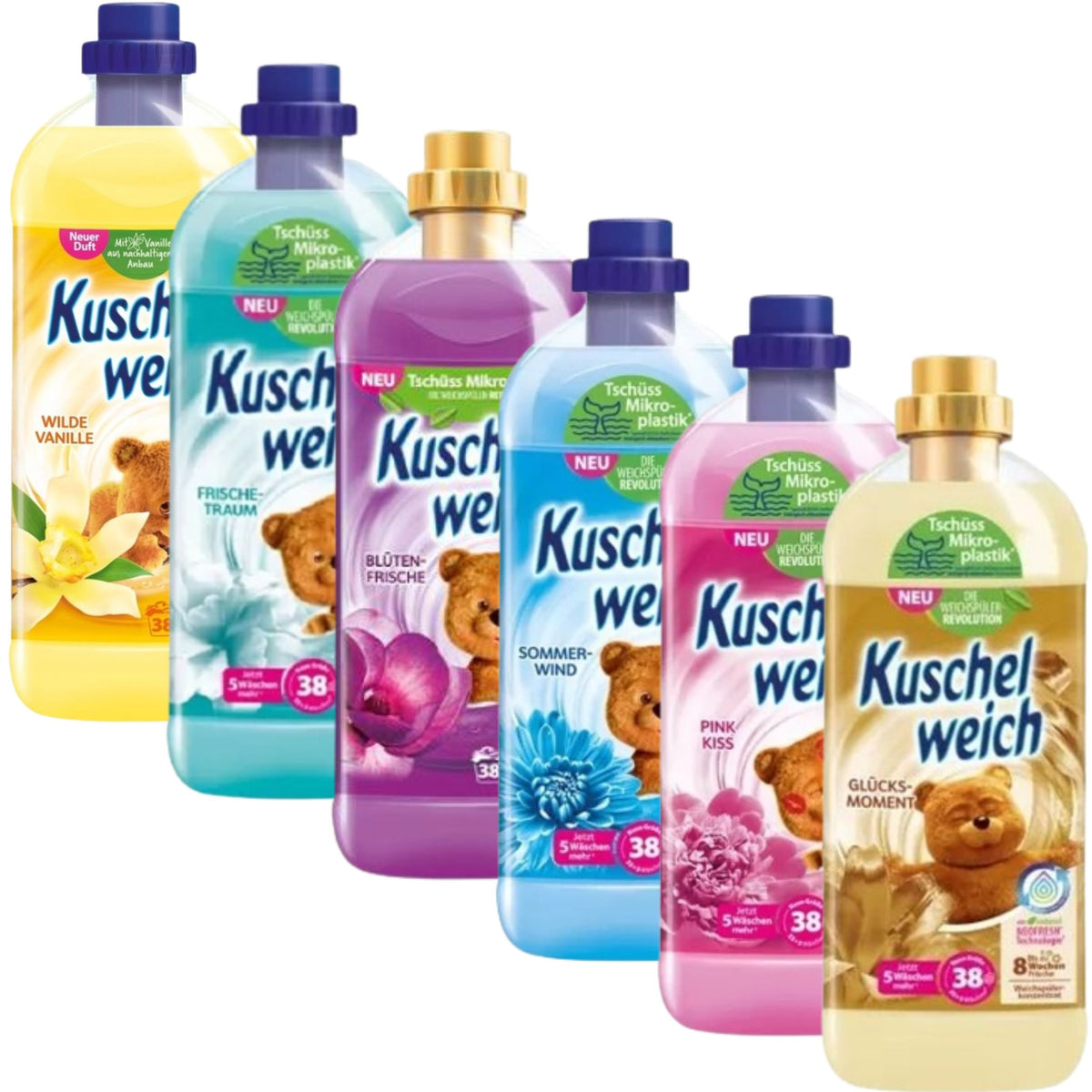 SET OF LIQUIDS KUSCHELWEICH MIX FOR RINSING 6 x 1L EAN (GTIN) 5900810450741