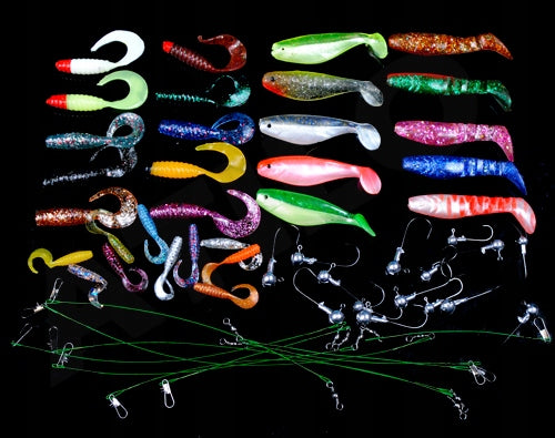 SET OF LURES RANGE + BOX JAXON 54 elements ! Manufacturer code 54 elementy