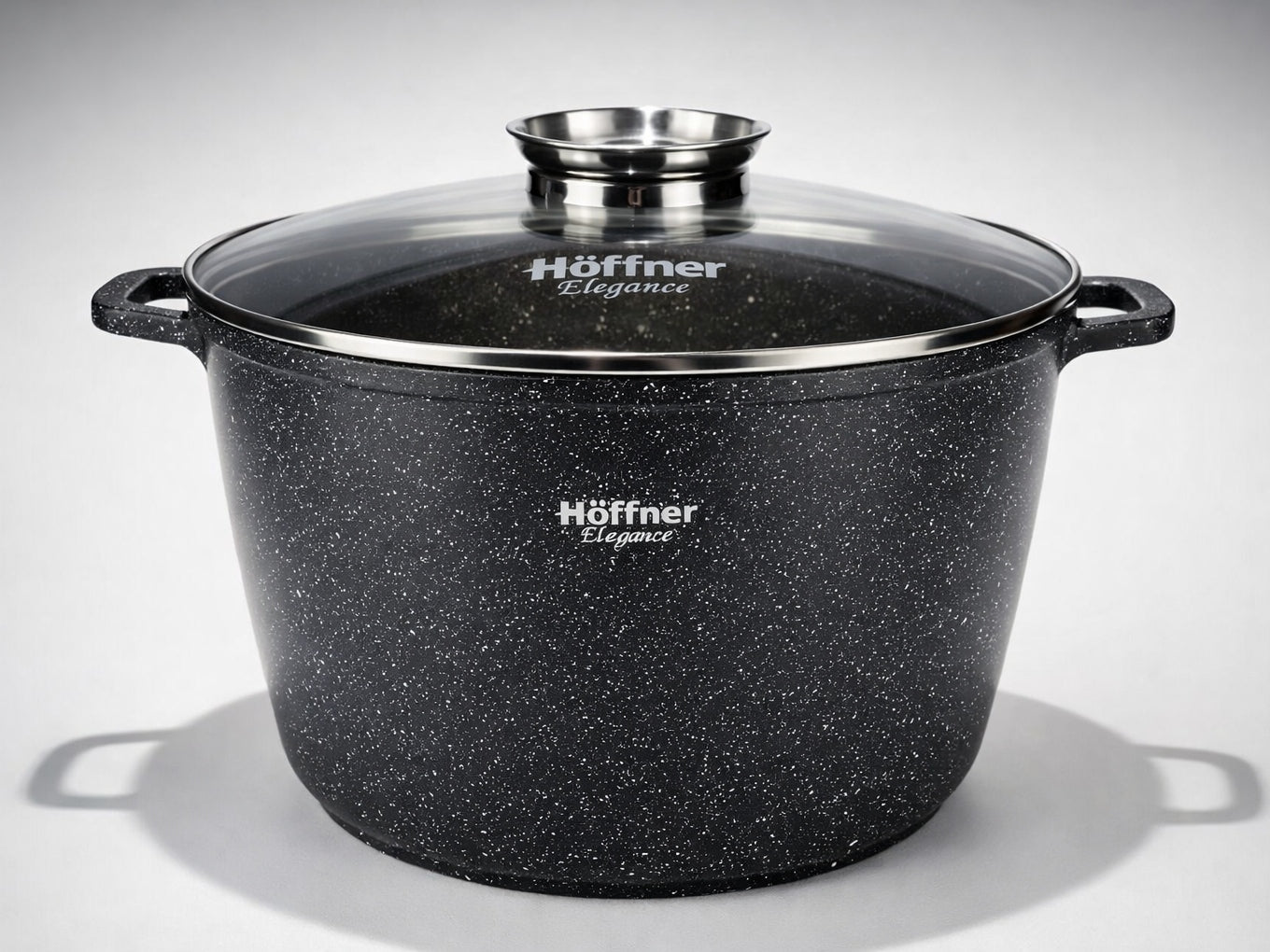 SET OF MARBLED POTS LARGE POT WITH LID 10L INDUCTION POT 6,2L Line ZESTAW GARNKÓW