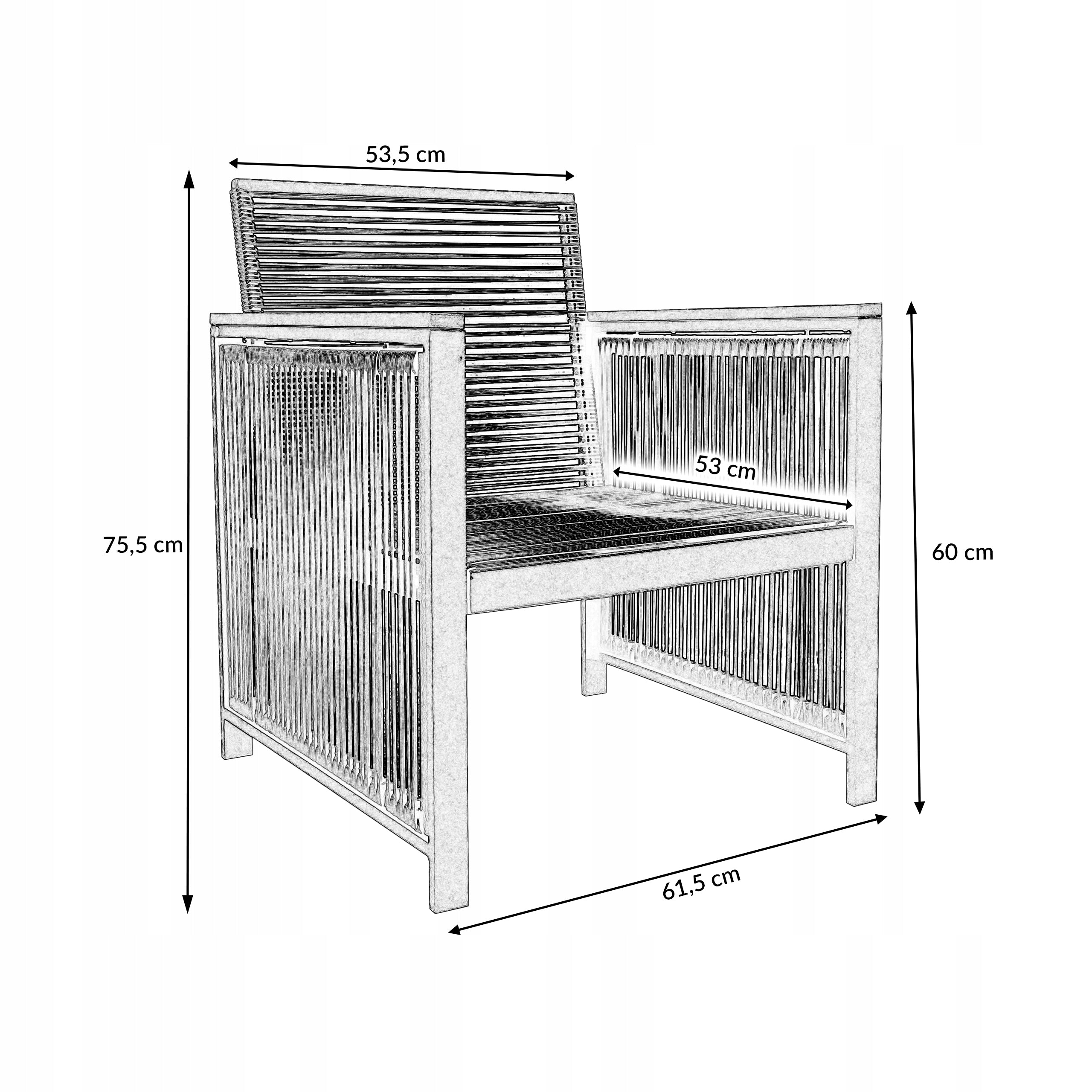 SET OF MODULAR GARDEN FURNITURE SOFA ARMCHAIR TABLE FOR TERRACE CUBA BLACK Manufacturer code 5.05.13785