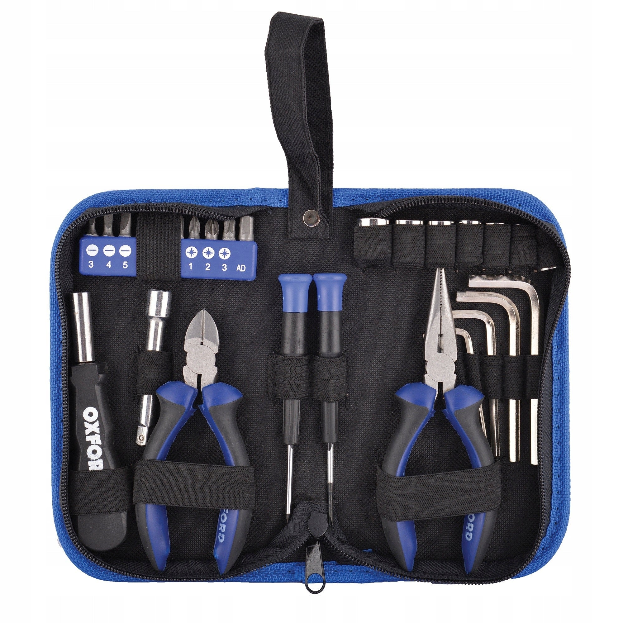 SET OF MOTORCYCLE TOOLS OXFORD OFFROAD TOOLBOX