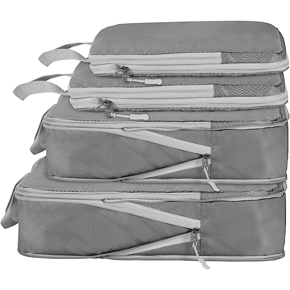 SET OF ORGANIZERS FOR SUITCASES COMPRESION BAGS 4PCS Packaging status original