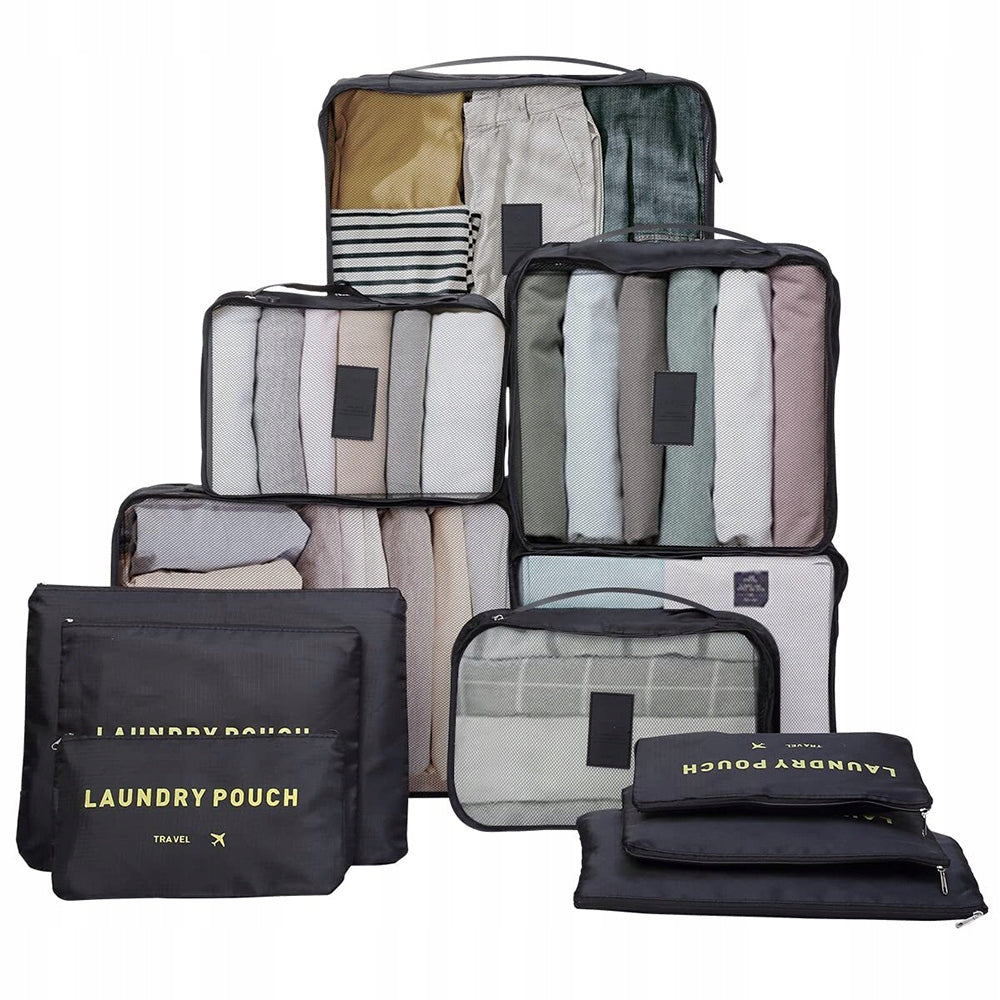 SET OF ORGANIZERS TRAVEL ORGANIZER SUITCASES CLOSETS CLOTHES 12 pcs. Brand no brand