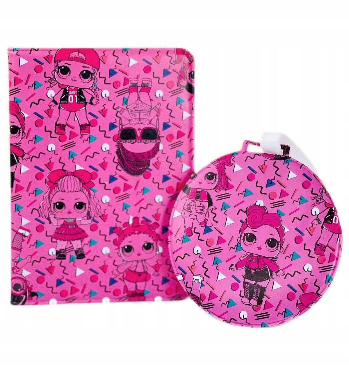 SET OF PASSPORT CASE + LUGGAGE PENDANT L.O.L / WZ-4