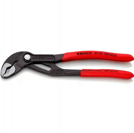 SET OF PIPE PLIERS ADJUSTABLE COBRA 180+250MM 2 PCS KNIPEX 00 31 20 V01 EAN (GTIN) 4003773077251