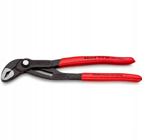 SET OF PIPE PLIERS ADJUSTABLE COBRA 180+250MM 2 PCS KNIPEX 00 31 20 V01 Manufacturer code 00 31 20 V01