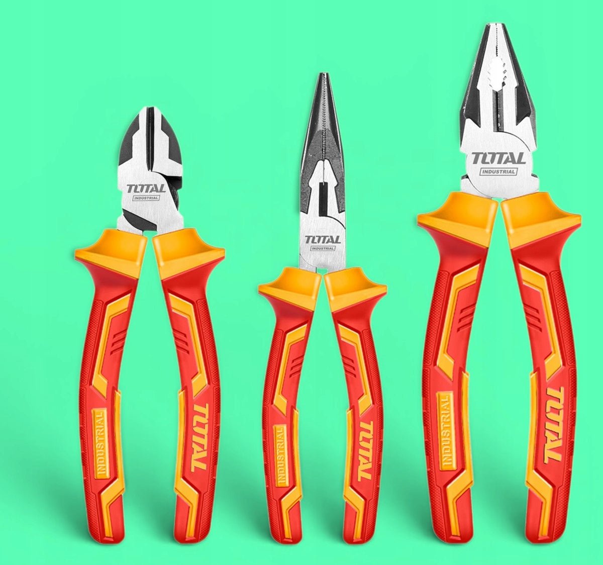 SET OF PLIERS Pliers for electrician INSULATED 1000V Steel CRV Precision Manufacturer code 435678