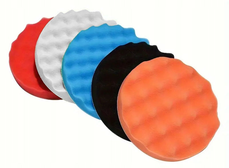 SET OF POLISHING SPONGES FOR DRILL POLISHER 125 + ATTACHMENT VELCRO DISC Manufacturer code ZEST_GB125xRZ_x5D