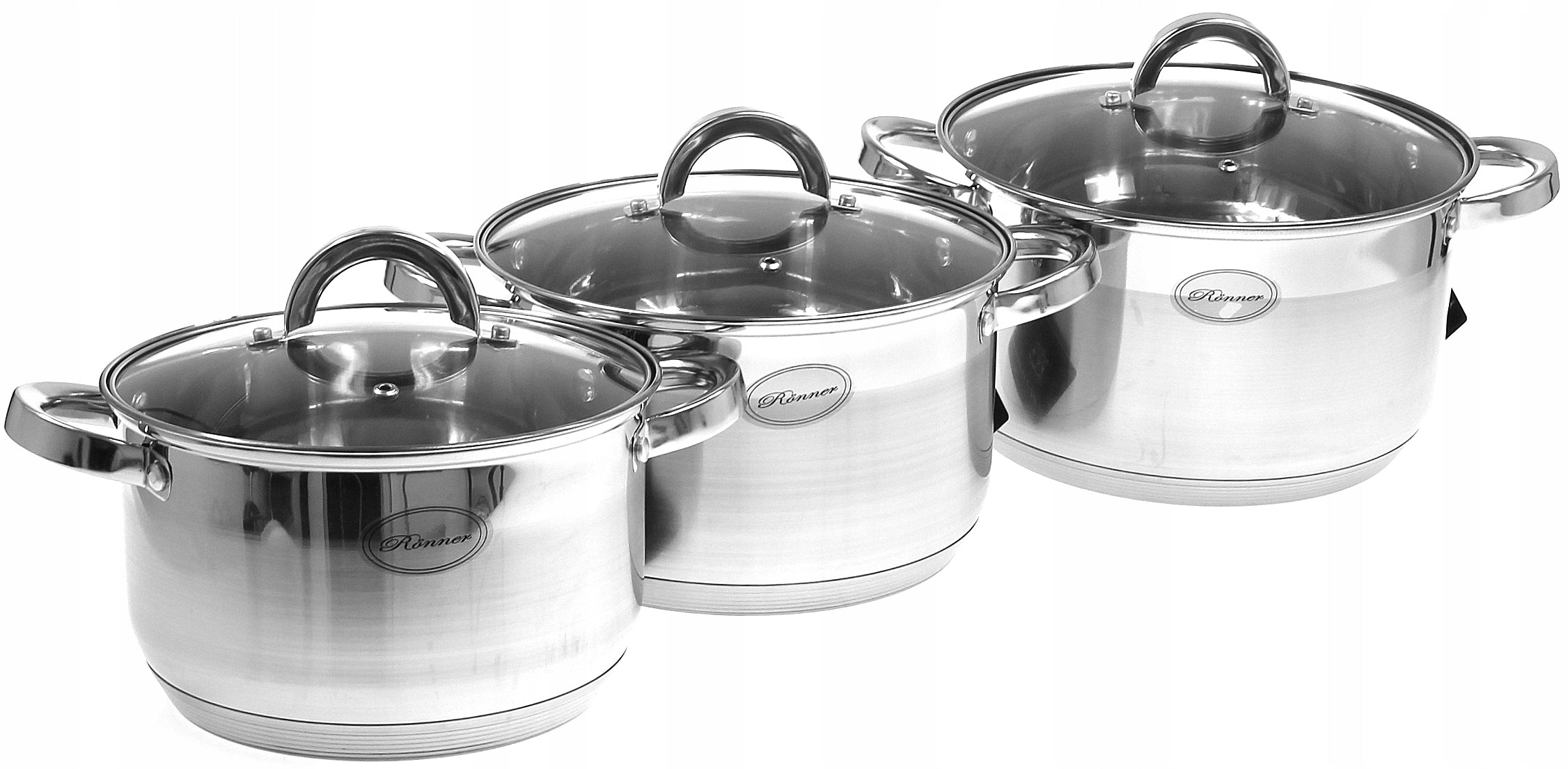 SET OF POTS 12 el SET OF POTS INDUCTION Gas 7 layers BOTTOM Manufacturer code TW 703