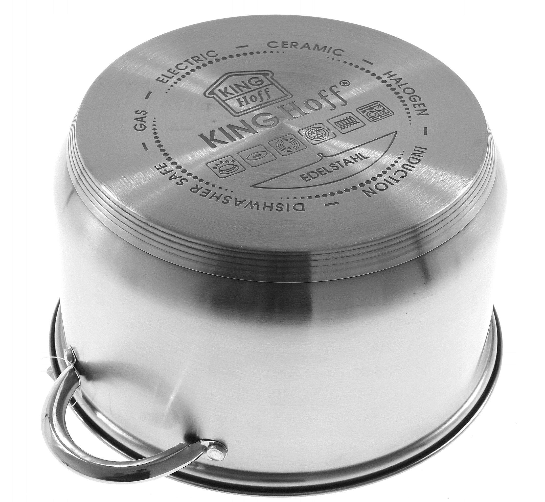 SET OF POTS 12el Set OF POTS INDUCTION Gas KING Hoff Material stainless steel