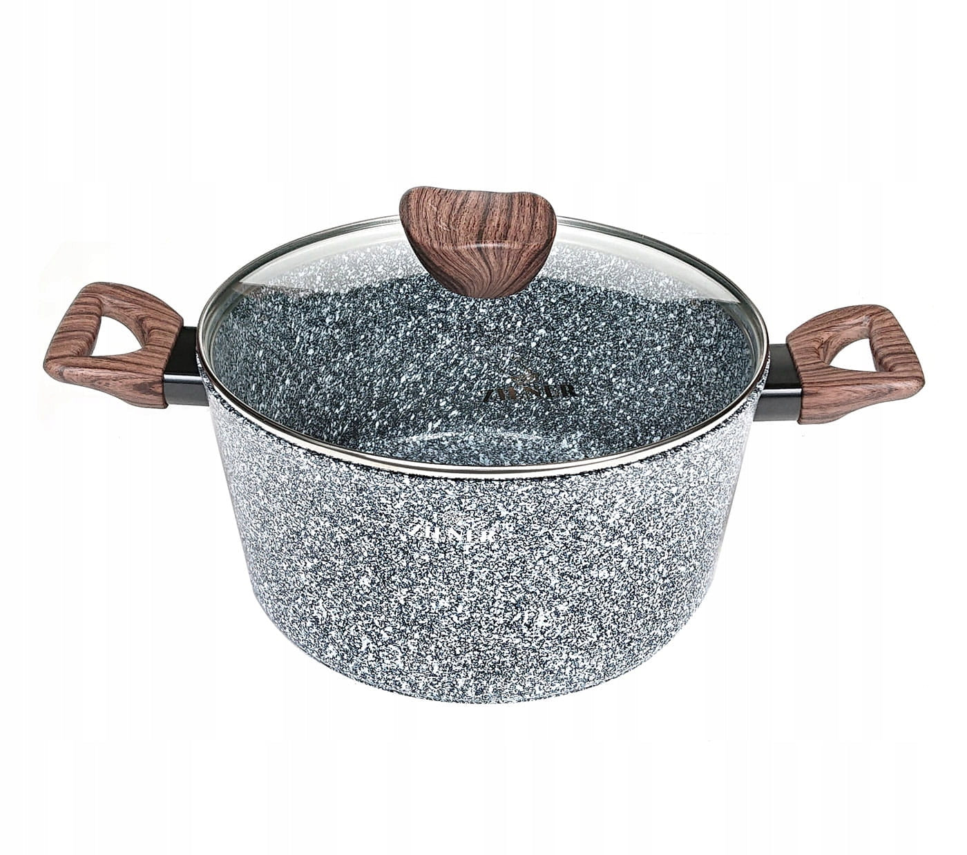 SET OF POTS 15-PIECE WITH MARBLE CERAMIC COATING ZL-8519 Number of items in the set 15