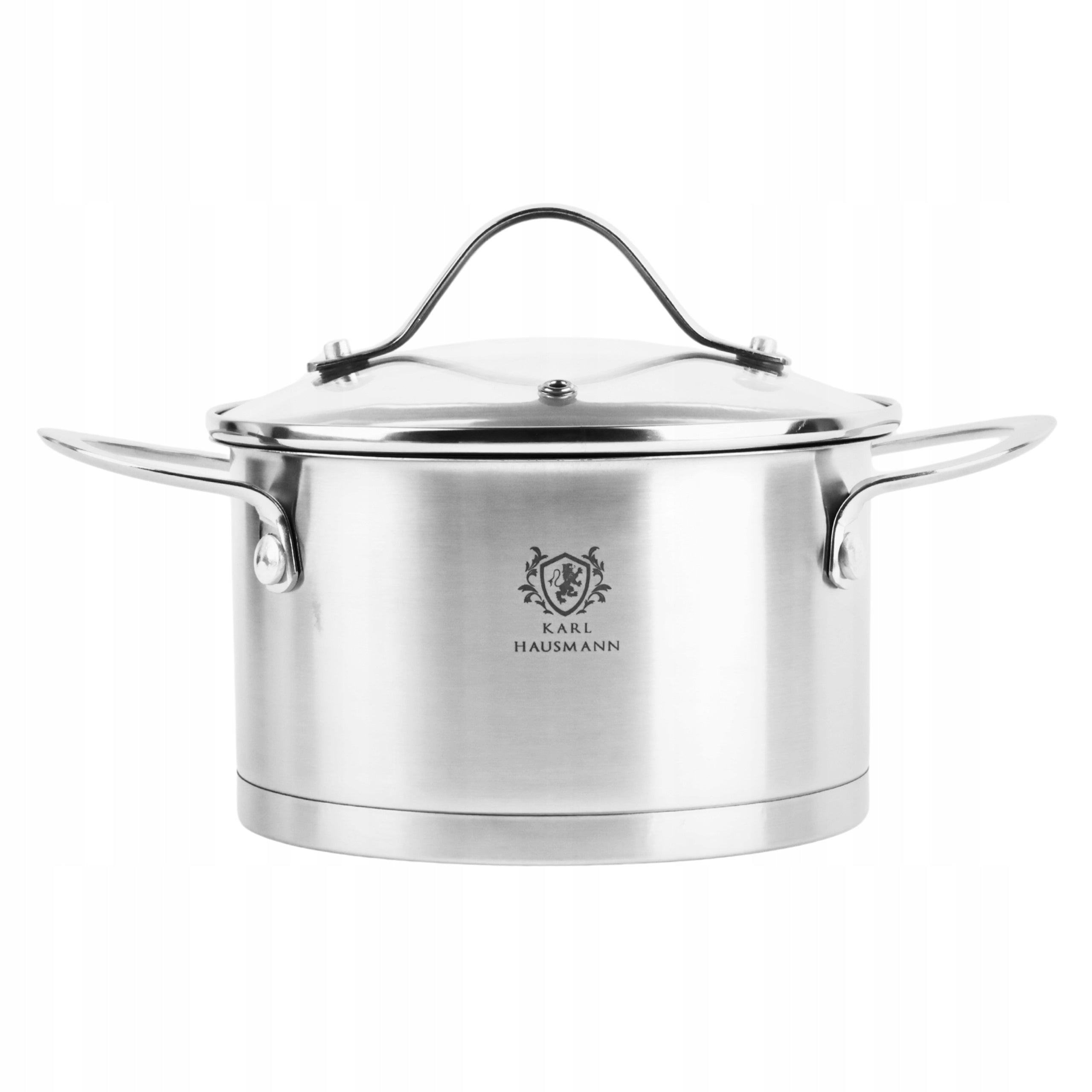 SET OF POTS FOR INDUCTION GAS 8EL POTS STEEL SAUCEPAN STEEL 18/0 Material stainless steel
