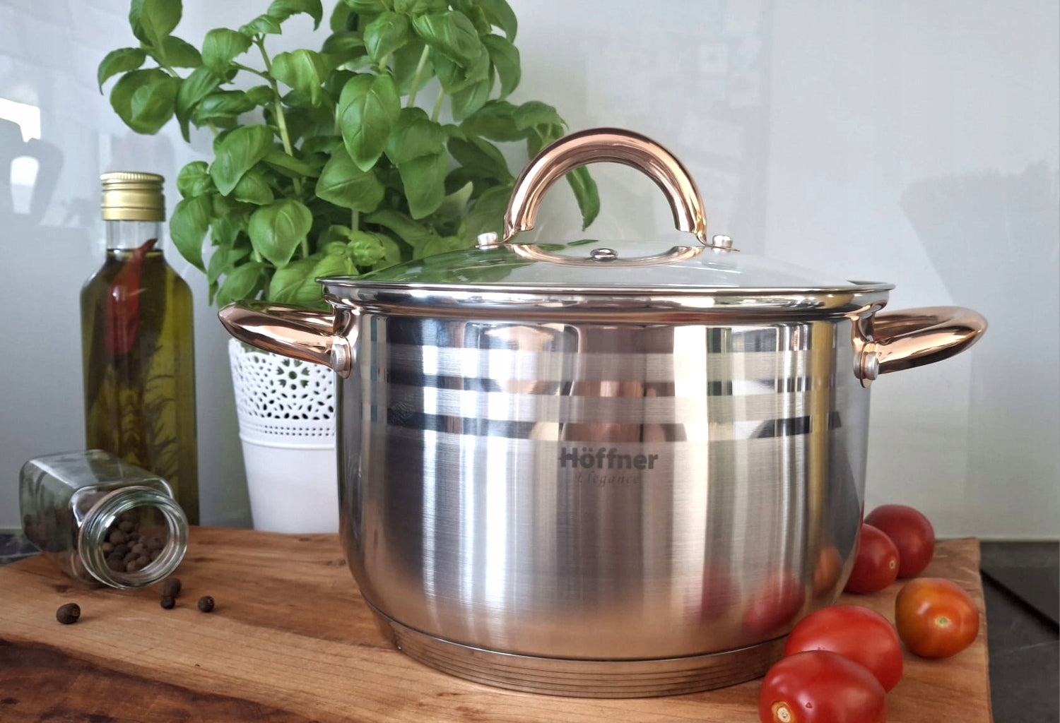 SET OF POTS INDUCTION / GAS POTS STAINLESS STEEL SET 8 ELE Number of items in the set 8