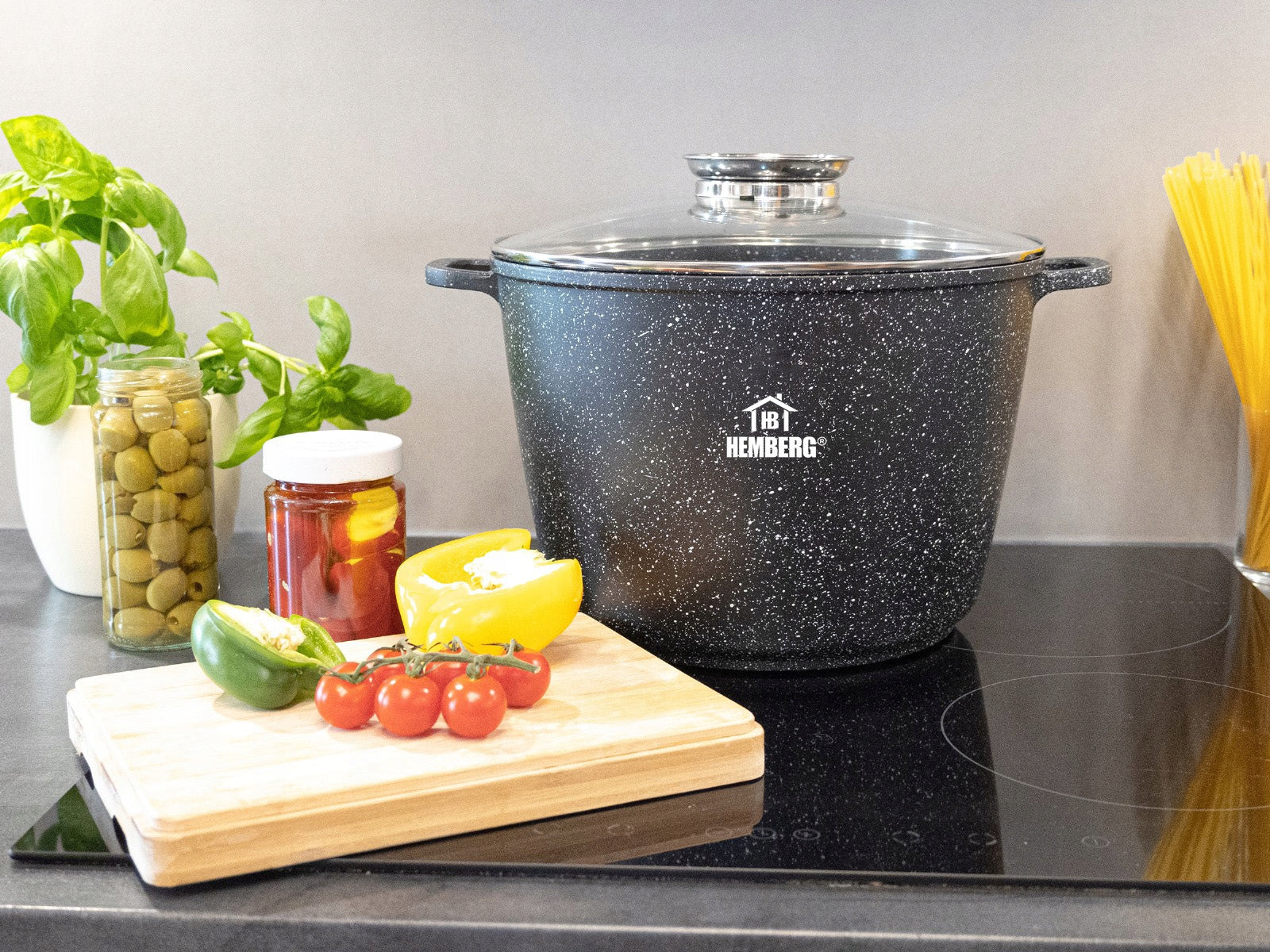 SET OF POTS INDUCTION SET OF POTS GAS MARBLE POT 6.2L/10L/14L Brand no brand
