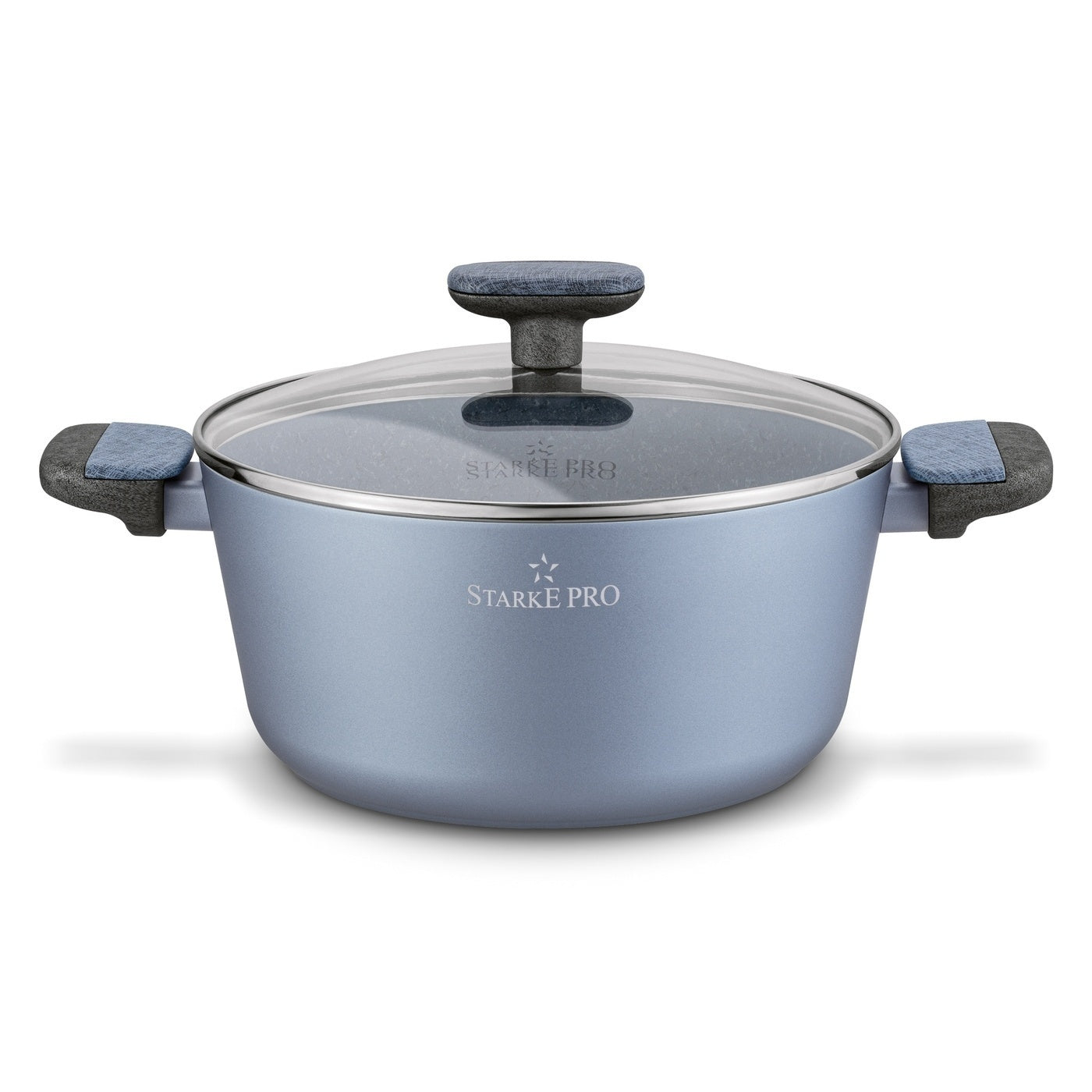 SET OF POTS INDUCTION with lids NON-STICK pan x2 Double Packaging status original