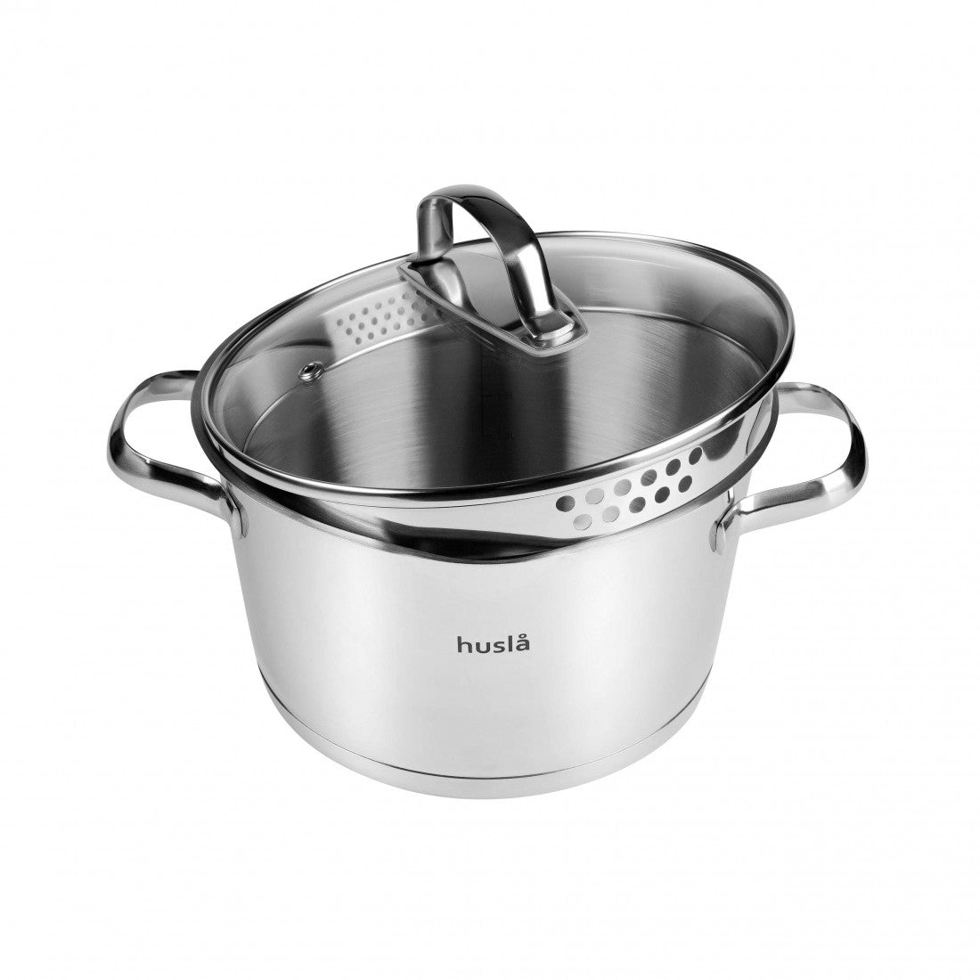 SET OF POTS + SAUCEPAN WITH LIDS 8el FOR GAS INDUCTIONS STAINLESS STEEL Number of items in the set 8
