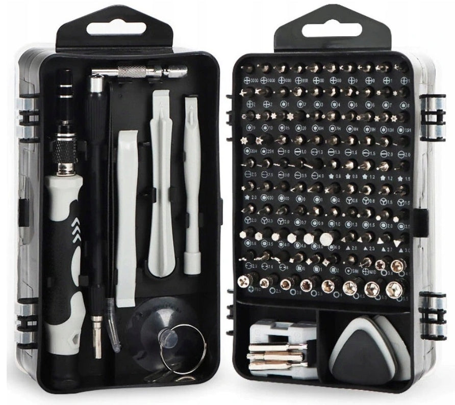 SET OF PRECISION SCREWDRIVERS 115IN1 TORX BITS TWISTERS 115 EL