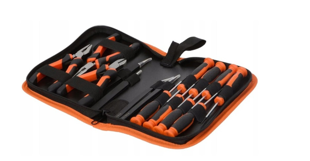 SET OF PRECISION TOOLS WERCKMANN 15 ELEMENTS IN CASE Packaging status original