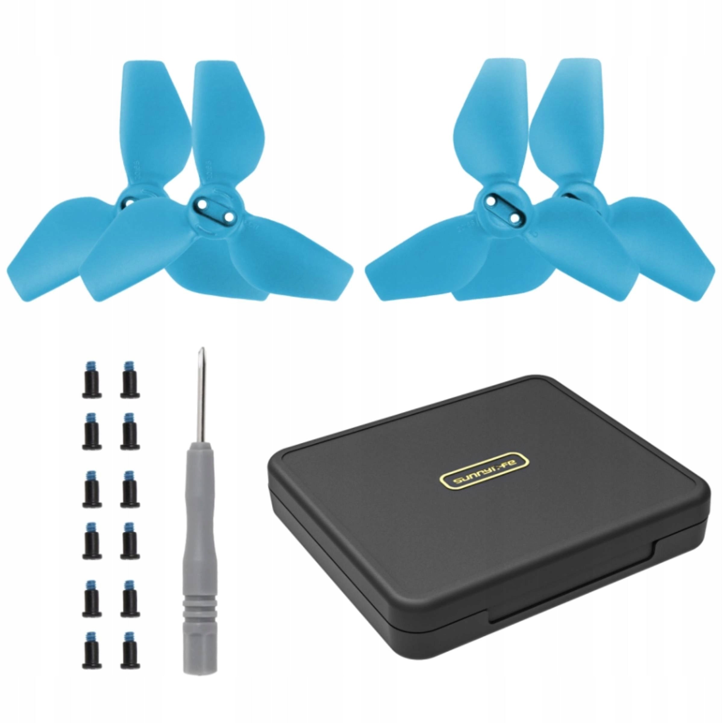 SET OF PROPELLERS 4PCS (2CW+2CCW) BLUE + CASE FOR DJI NEO