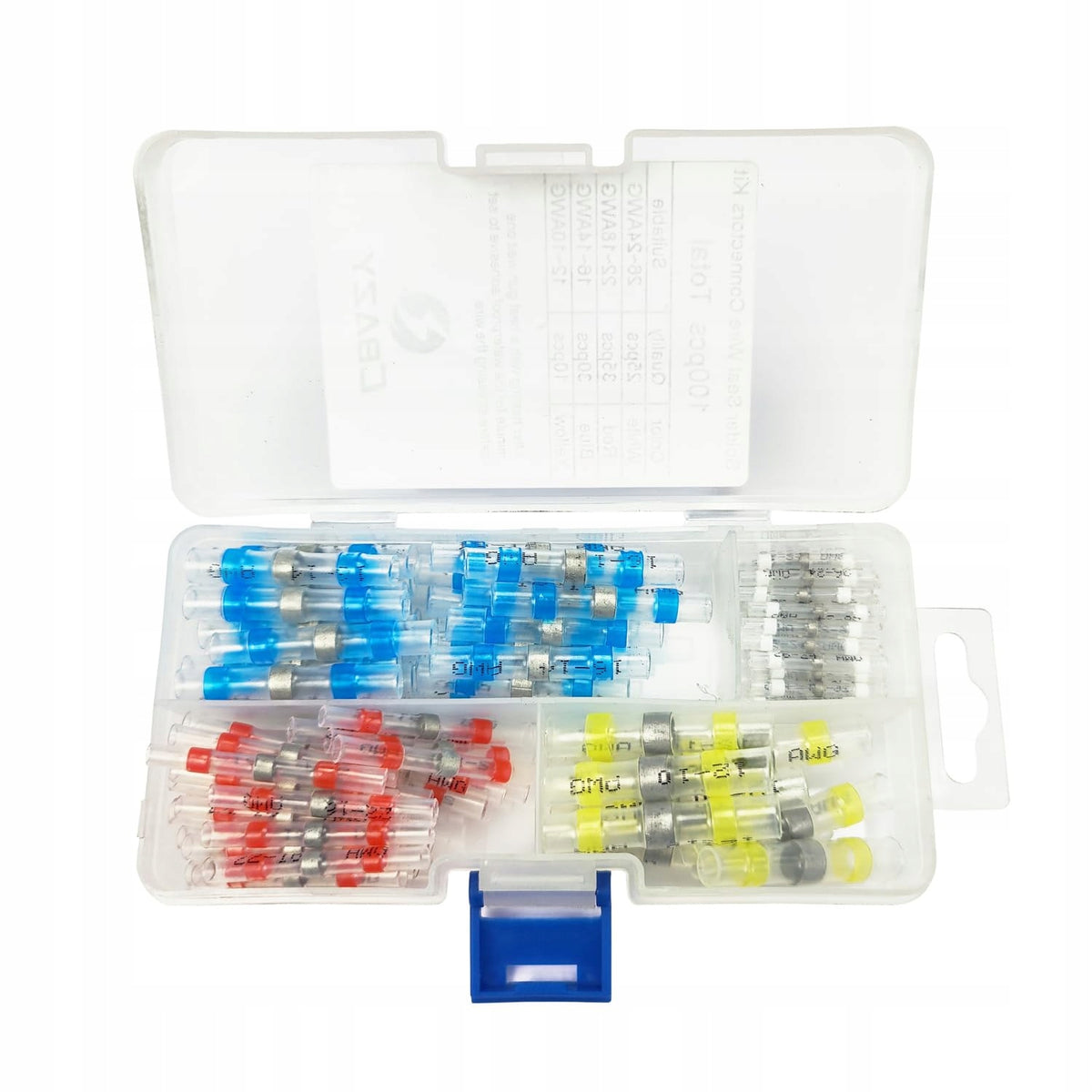 SET OF QUICK COUPLERS WITH TIN 0,25-6mm 100PCS