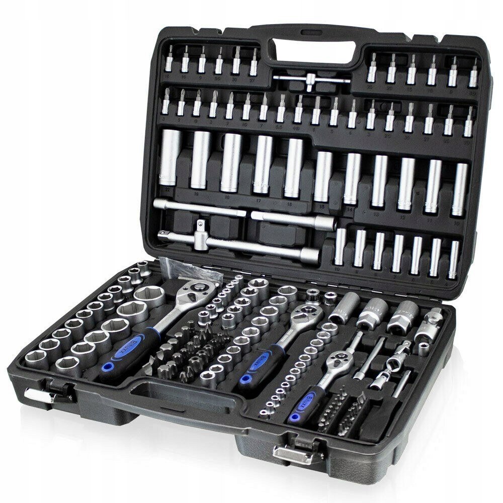 SET OF RATCHET TOOLS TORX SOCKET BITS 1/2 1/4 3/8 171 ELEMENTS Brand no brand
